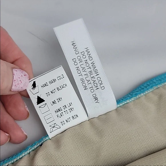 Shape FX NWOT NEW Turquoise Skirted Swim Skirt Bottoms - Picture 4 of 10